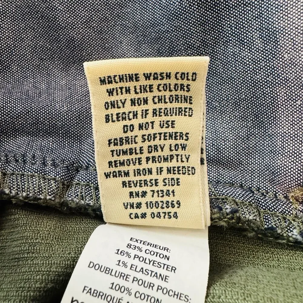 LL Bean Womens 6 Favorite Fit Stretch Corduroy Pants Olive Sage Green Flat Front